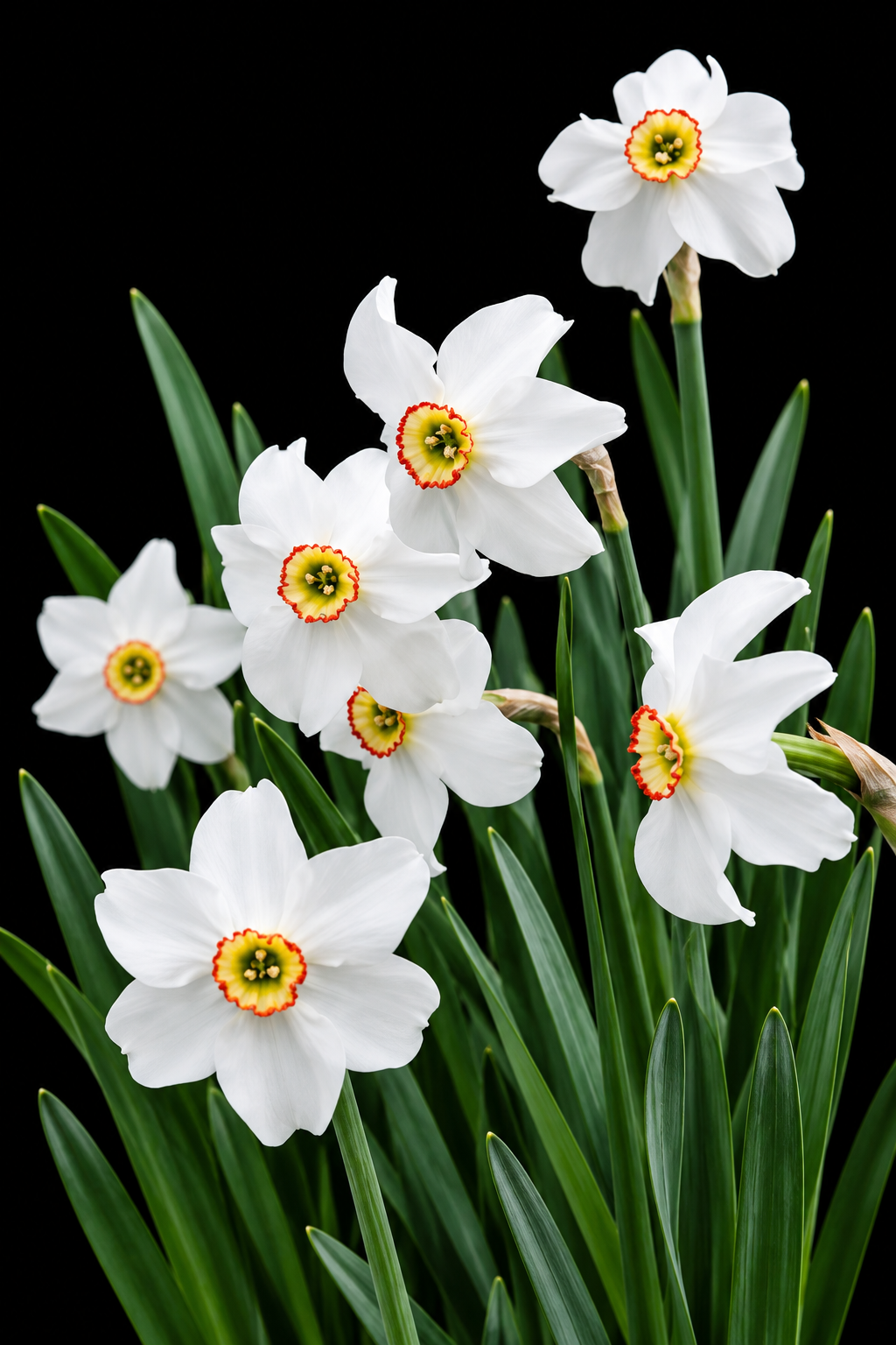 Narcissus Poeticus Recurvus narcizų svogūnėliai