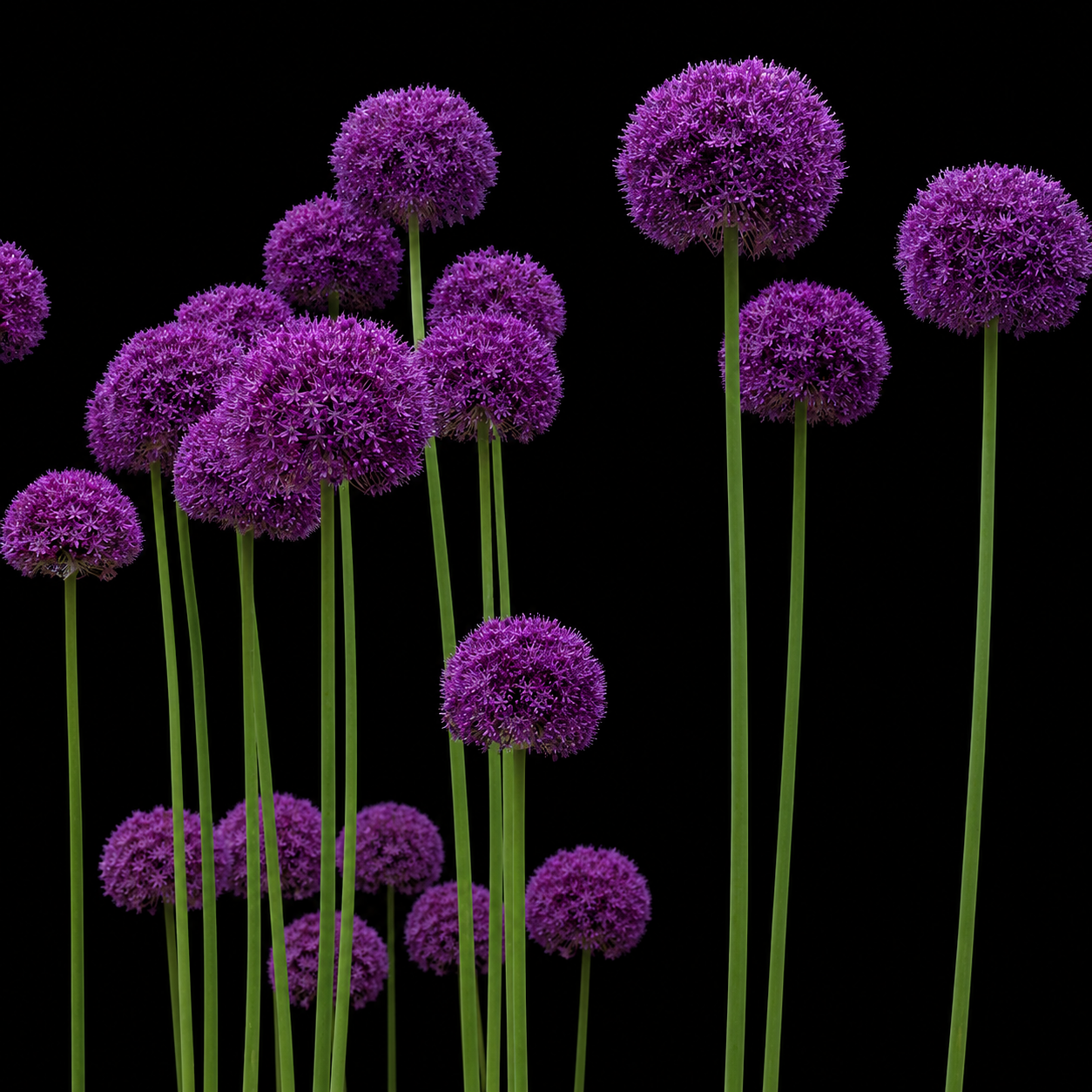 Allium Ambassador dekoratyvinių česnakų svogūnėliai
