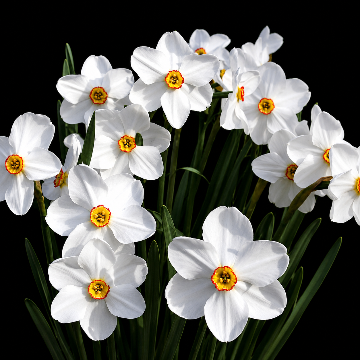 Narcissus Actaea narcizų svogūnėliai