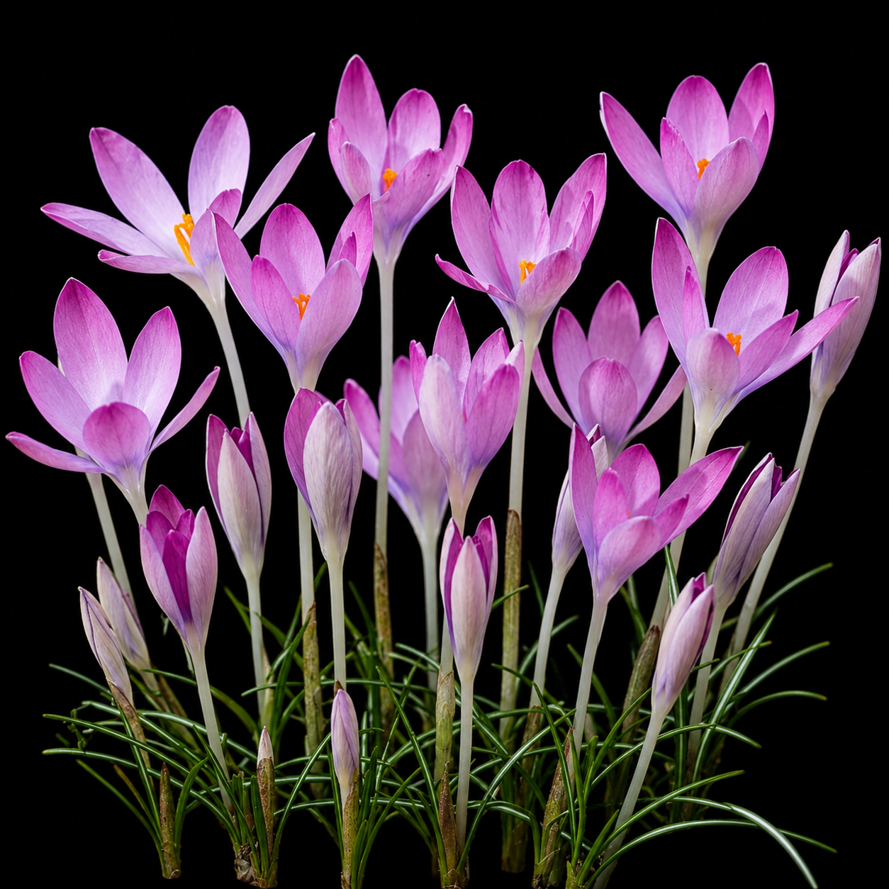 Crocus Tommasinianus Roseus krokų svogūnėliai